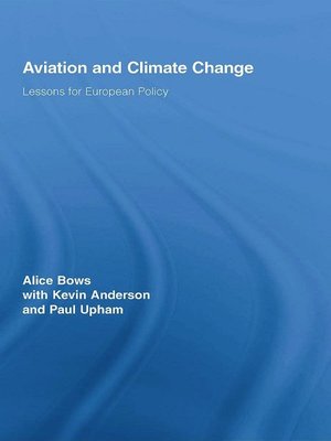 cover image of Aviation and Climate Change